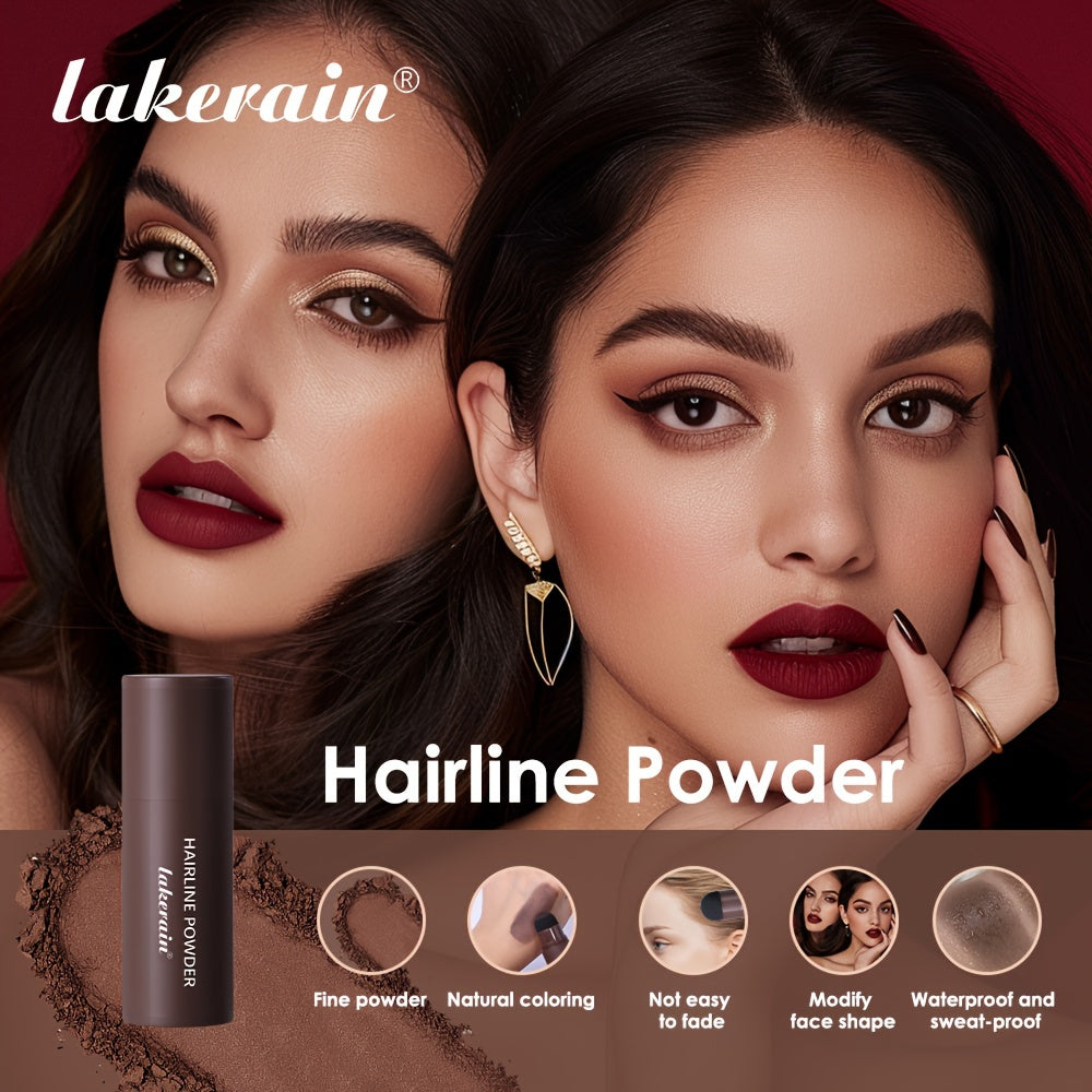 Unisex Hairline Powder Stick Waterproof Long-Lasting High Coverage for Normal Hair