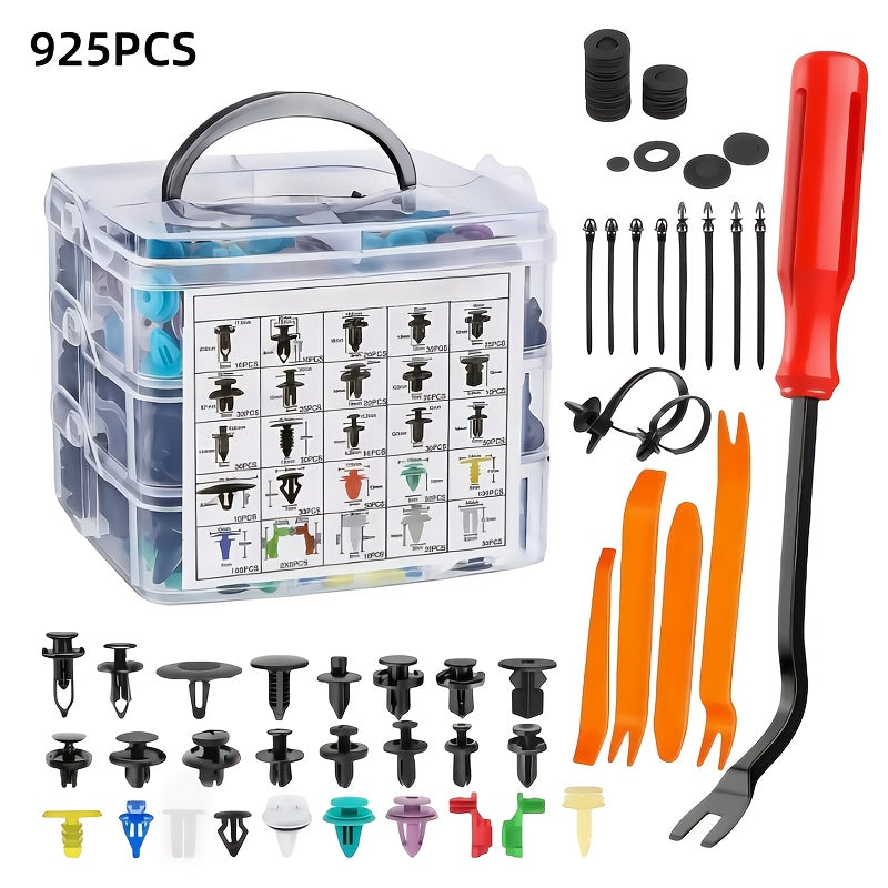 Car Repair Clips 26 Sizes 820Pcs PP Plastic Fasteners Auto Car Accessories