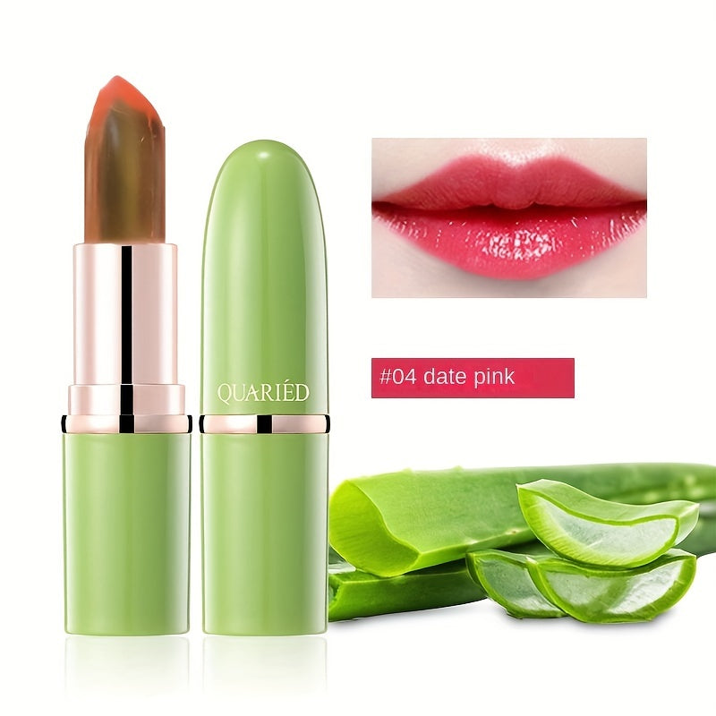 Women Color Changing Lipstick Set with Aloe Vera Tinted Lip Balm