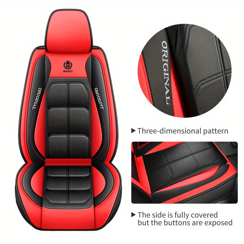 Lightweight All-Season Luxury Car Seat Cover for Five-Seat Vehicles