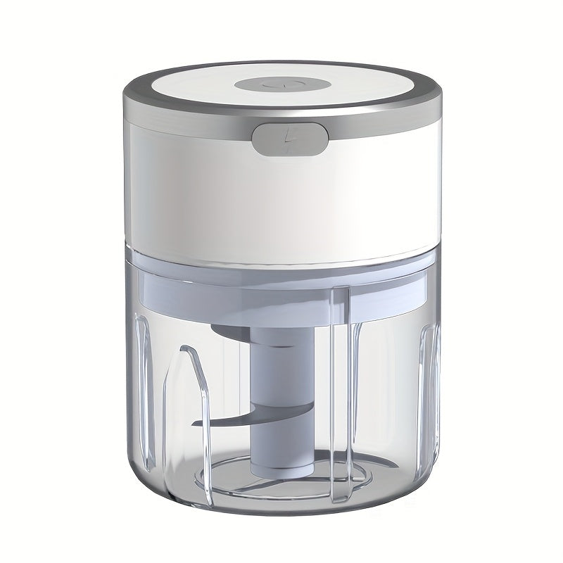 250ml USB Rechargeable Electric Garlic Chopper Vegetable Grinder 1500 RPM Motor