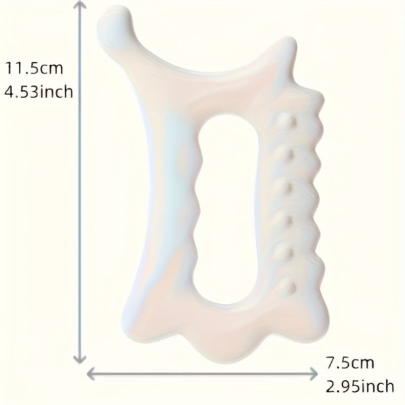 Bio Thumb Massager with Wave Edge Therapy Board for Deep Tissue Fascia Relaxation Facial Contouring