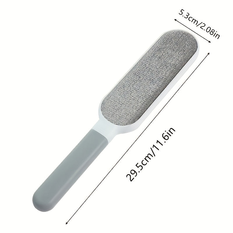 Reusable Double-Sided Pet Hair Remover Brush for Clothes Furniture Bedding