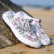 Yigitlar uchun tasodifiy bog' hovuzlari, yulduzli osmon va gul bosilgan, sirpanmaydigan EVA qulay ochiq kiyimlari