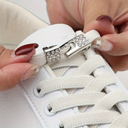 Unisex Plastic No-Tie Shoelace Buckles Shoe Accessories for Men and Women