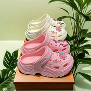 Women's Summer Fashion Hollow Shoes Sandals EVA Thick Sole Beach Footwear