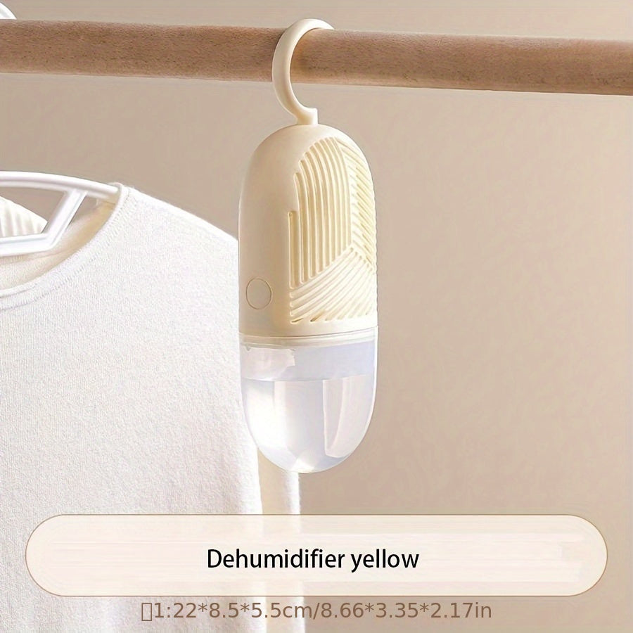 Reusable ABS Plastic Hangable Dehumidifier for Closet Moisture Control