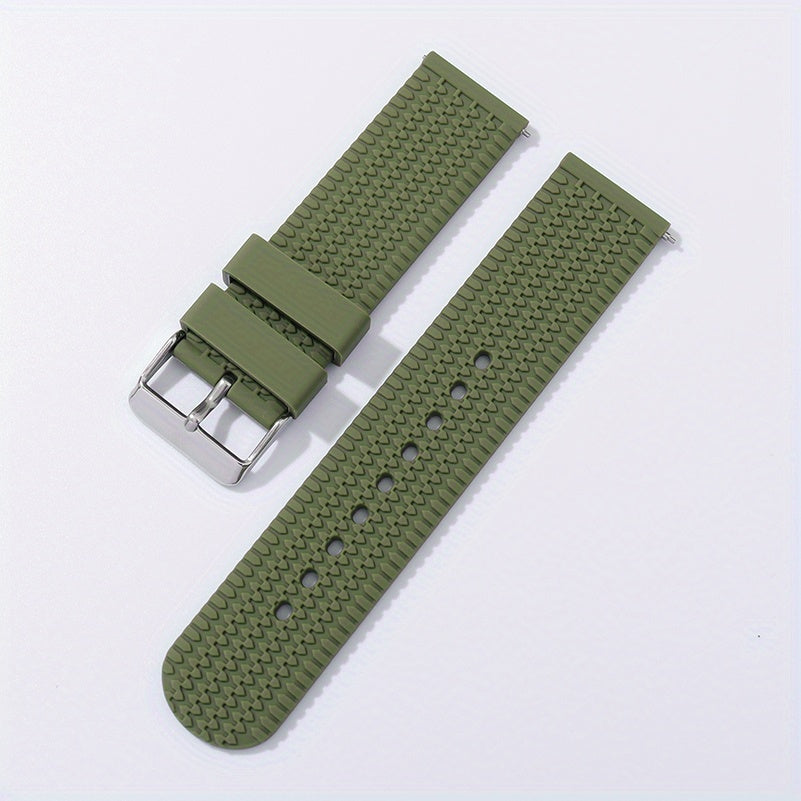 Silicone Watch Strap Soft Sport Rubber Watchband Quick Release 18mm 20mm 22mm 24mm