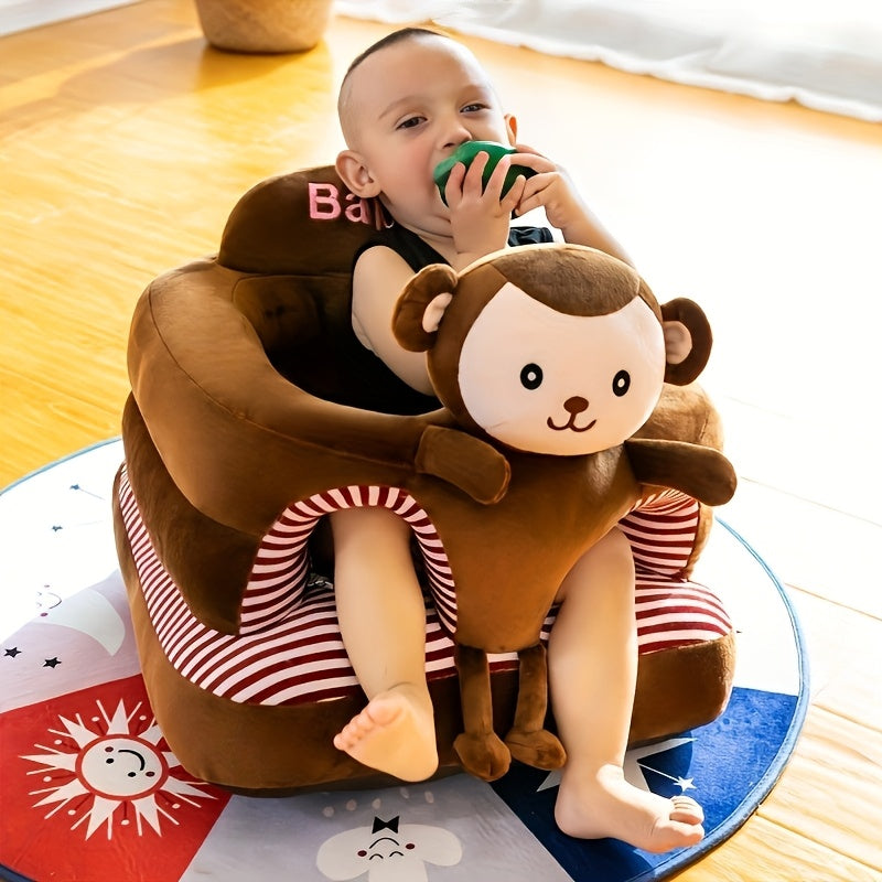 Kids' Cartoon Padded Chair for Comfortable Sitting, Learning and Play