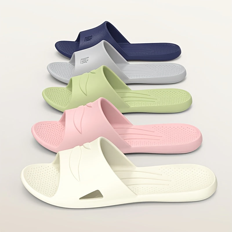 Women's Travel Foldable Slippers Non-Slip Quick-Dry Bathroom Shoes