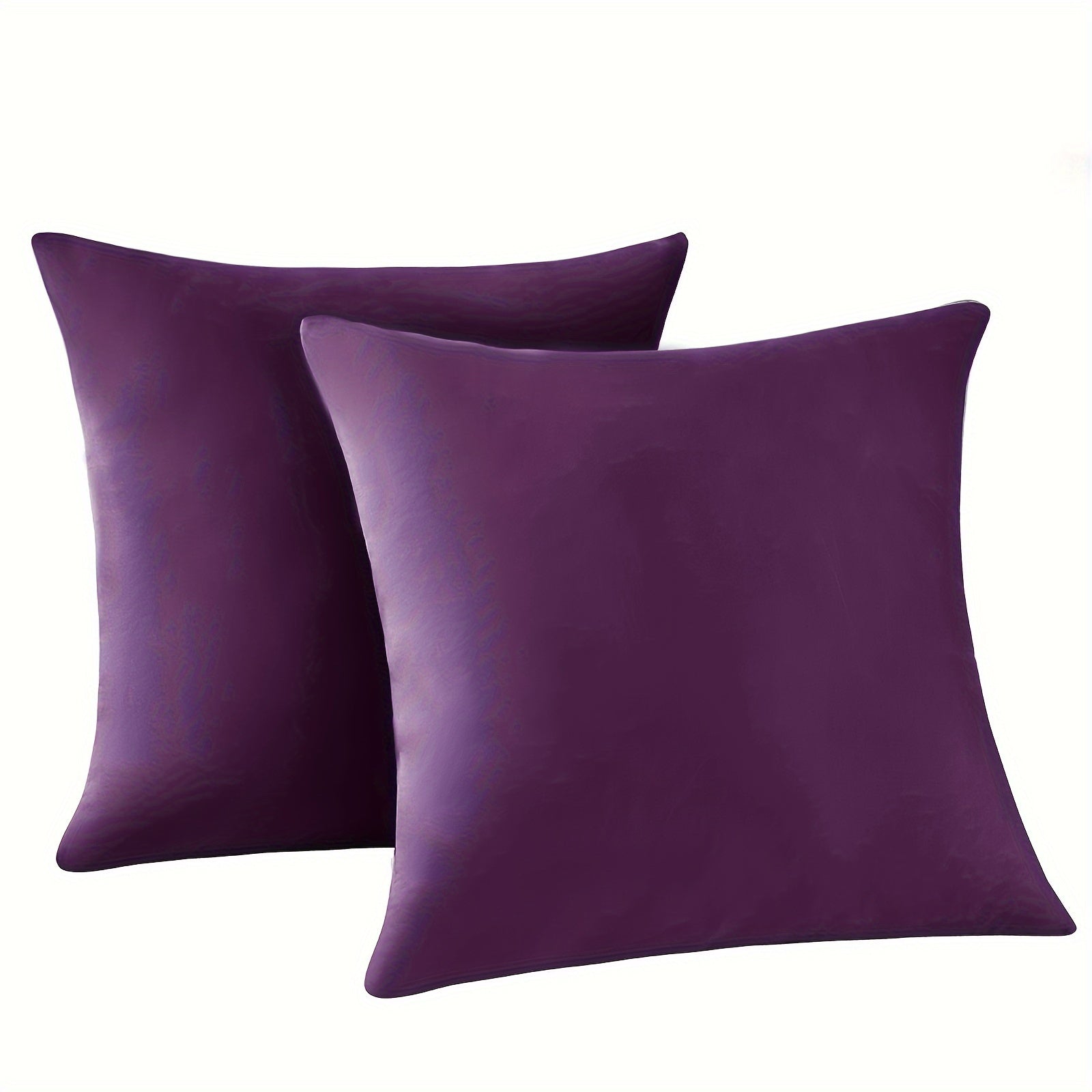 Two Pack Brushed Cloth Pillowcases 90gsm Soft Durable Bedding Set