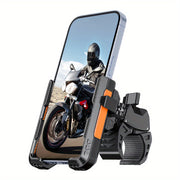 Bike Phone Mount for Handlebars 22-45mm 360° Rotation Compatible with 11.43-17.78cm Smartphones
