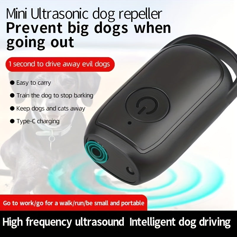 Mini USB Rechargeable Dog Training Device with Soundwave Technology and LED Light