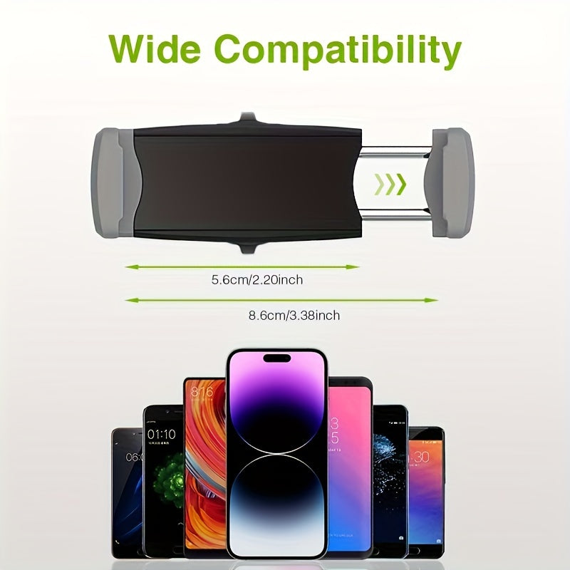 Car Air Vent Phone Holder Snap-On 360 Degree Rotating Multifunctional