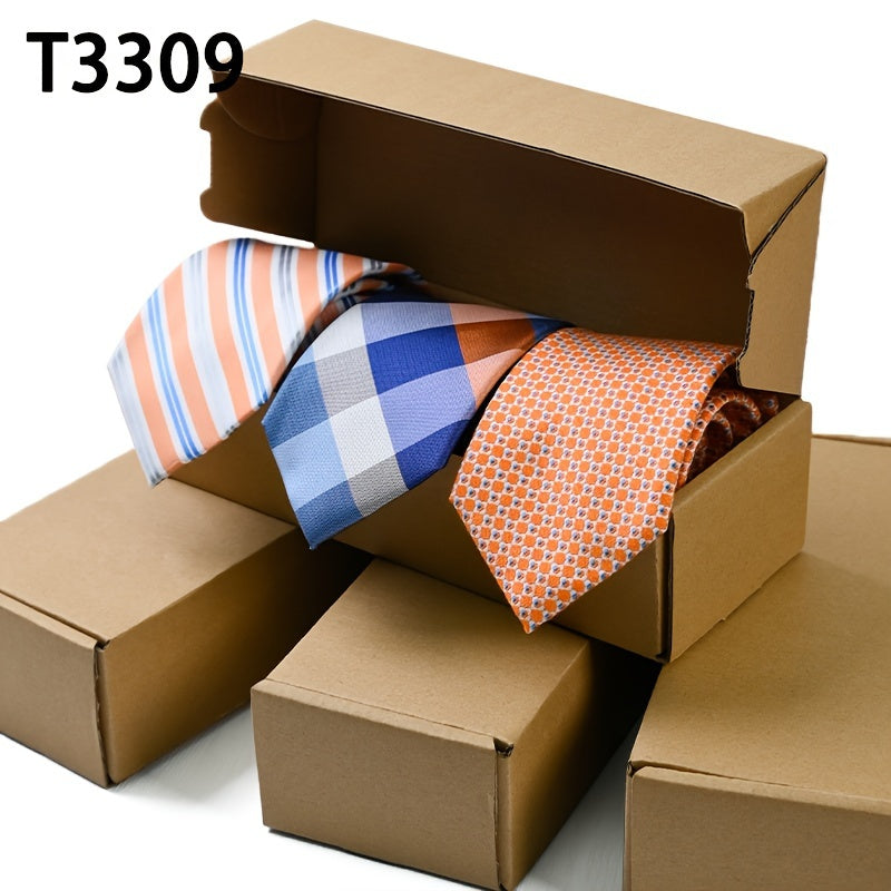 Men's Floral Pattern Tie Set for Weddings Groomsmen and Gifts