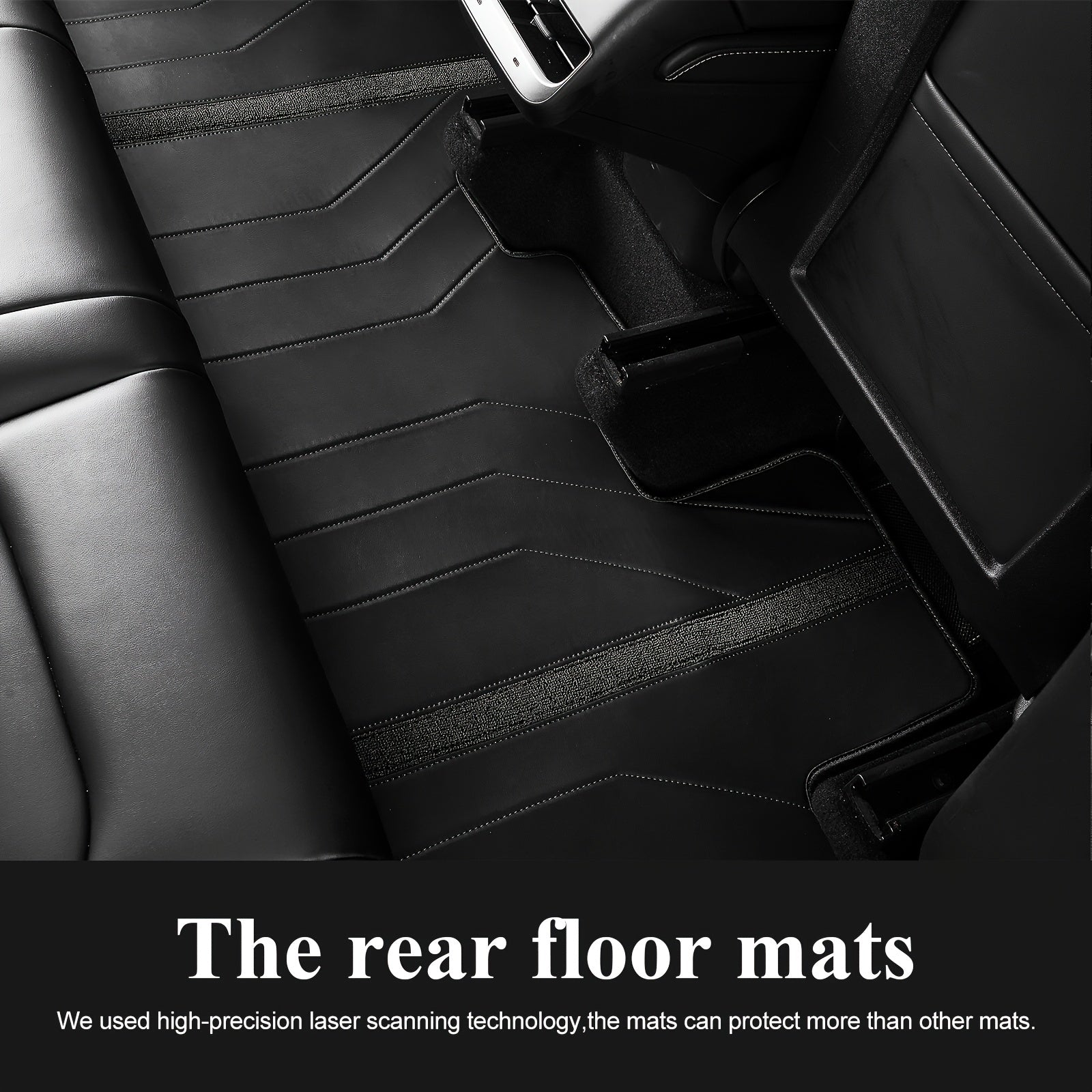 Набор ковриков для пола автомобиля Tesla Model Y 2021-2023 Все погодные условия Внутренние аксессуары