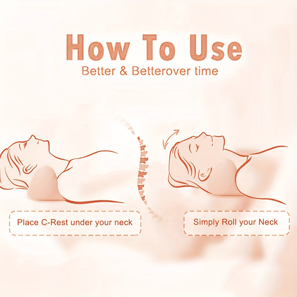 Almohada de tracción cervical para aliviar el dolor de cuello y soporte de postura