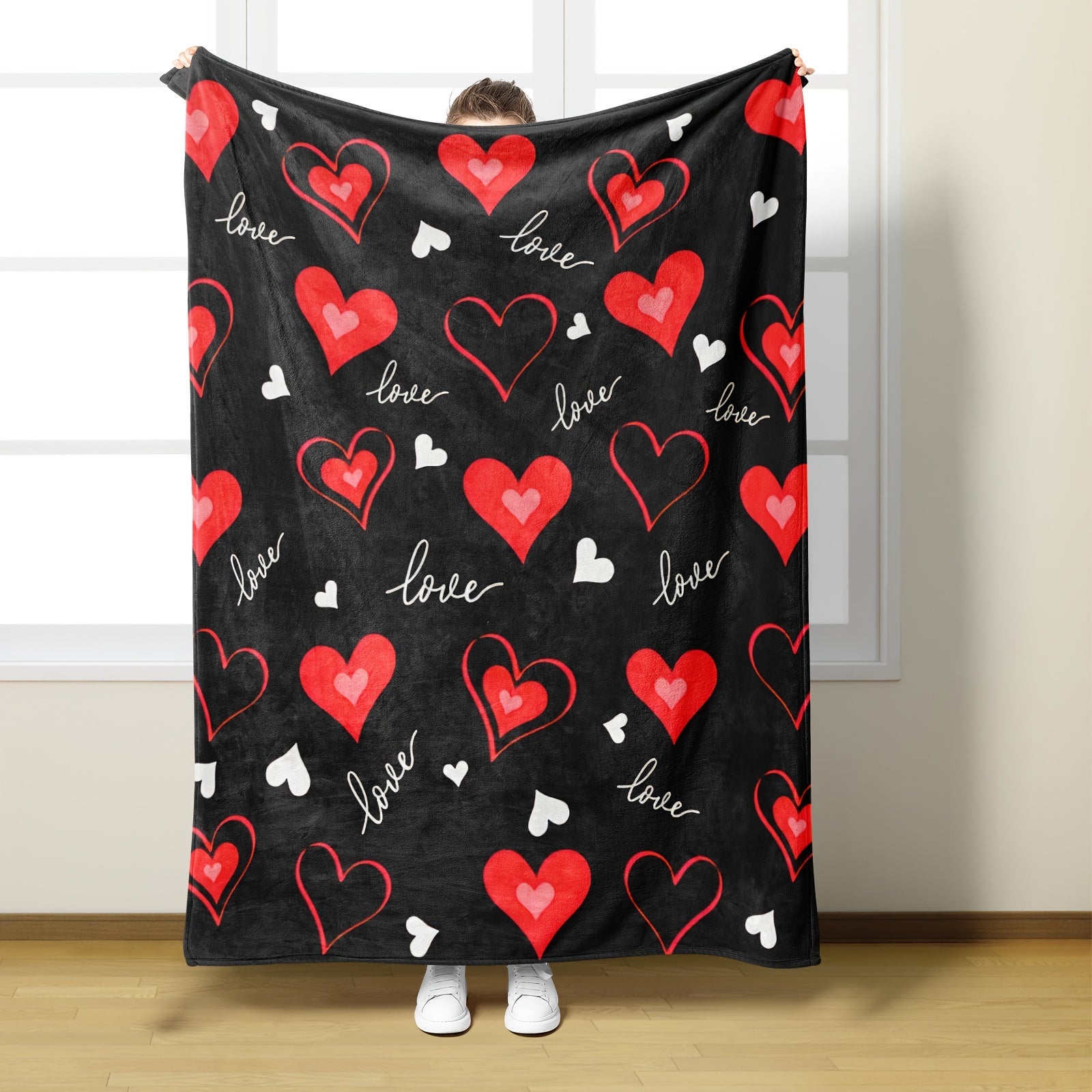 Красное фланелевое одеяло для взрослых, мягкое и теплое, для дивана, кресла, кемпинга и путешествий