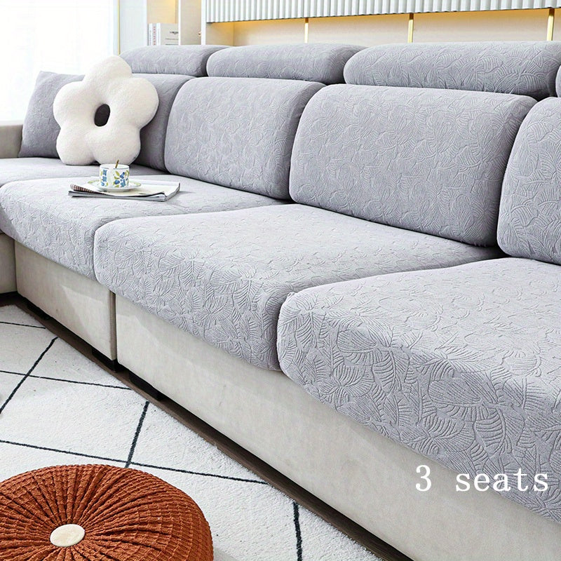 Толстый жаккардовый чехол для диванных подушек с резинкой, идеальная защита мебели для спальни, офиса или гостиной.