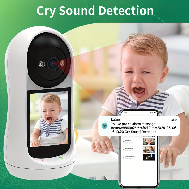 3MP WiFi Video Intercom with Night Vision Motion Detection Two-Way Audio Waterproof