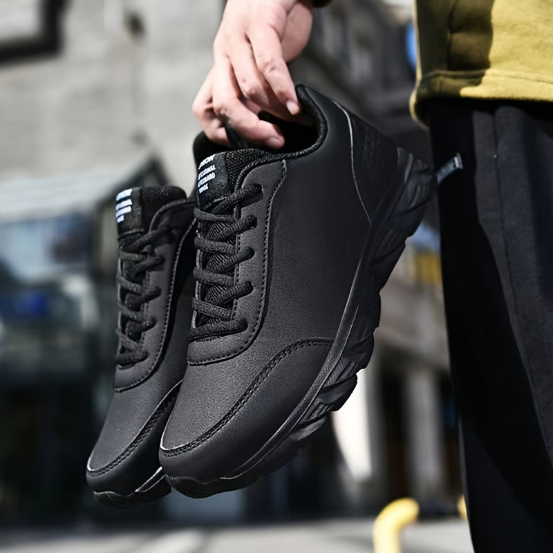 Men's Lightweight Breathable Microfiber Sports Sneakers for Casual Running and All-Season Use