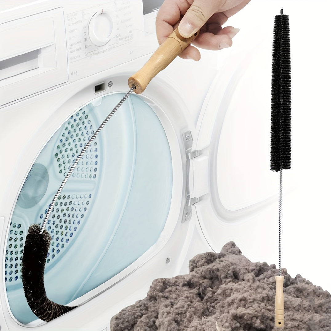 Dryer Vent Cleaning Kit with Lint Brush Flexible Brush and Fire Prevention Exhaust