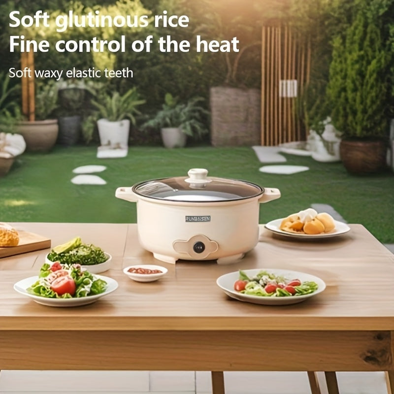 Olla eléctrica versátil para reuniones, cenas fáciles de limpiar, ideal para preparar platos, regalo perfecto para Pascua