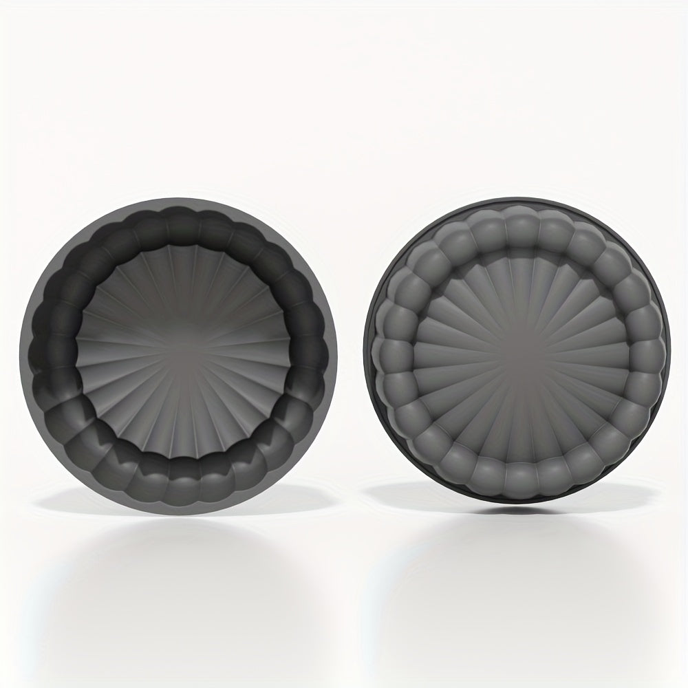 Round Non-Stick Silicone Cake Mold for Baking, Wedding, Birthday, DIY Kitchen