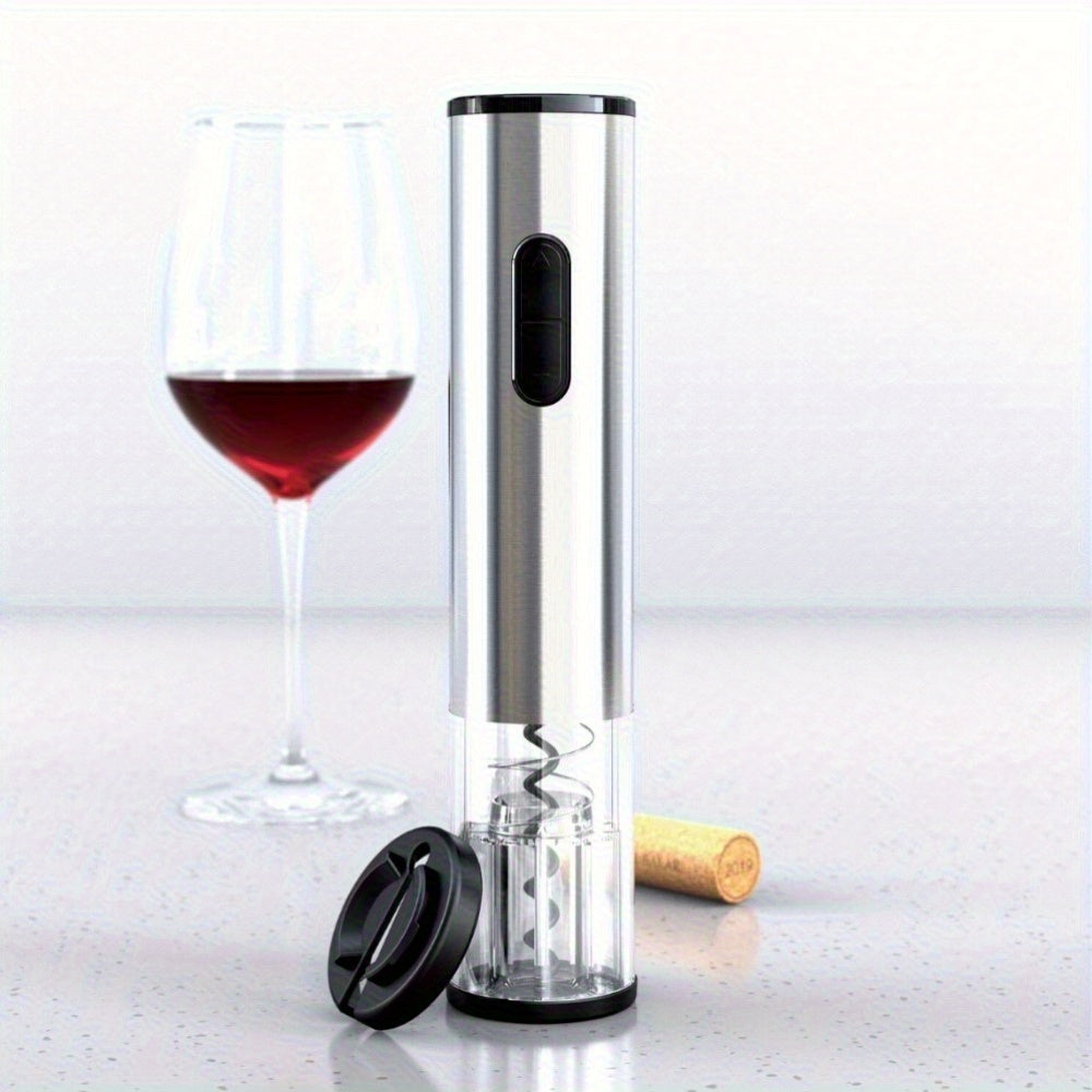 Нержавеющая сталь Электрическая пробка для вина на батарейках Автоматическая Прочная