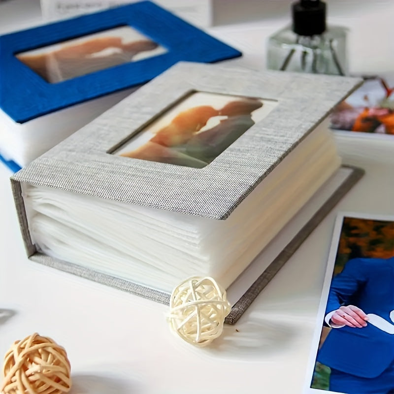 Fabric Photo Album 6 Inch Fits 100 Photos Wedding Anniversary Gift