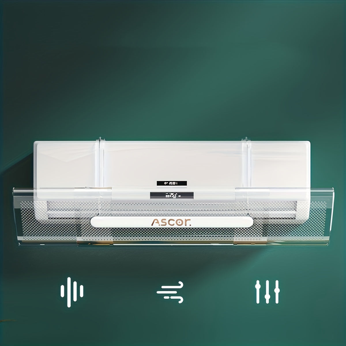 Pet Transparent Adjustable Windshield Cover for Infant Air Conditioner Accessories