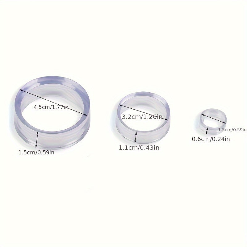 10 dona shaffof akrilik kristal shar ko'rsatkichlari uchun zargarlik buyumlari soatlar uy bezatish