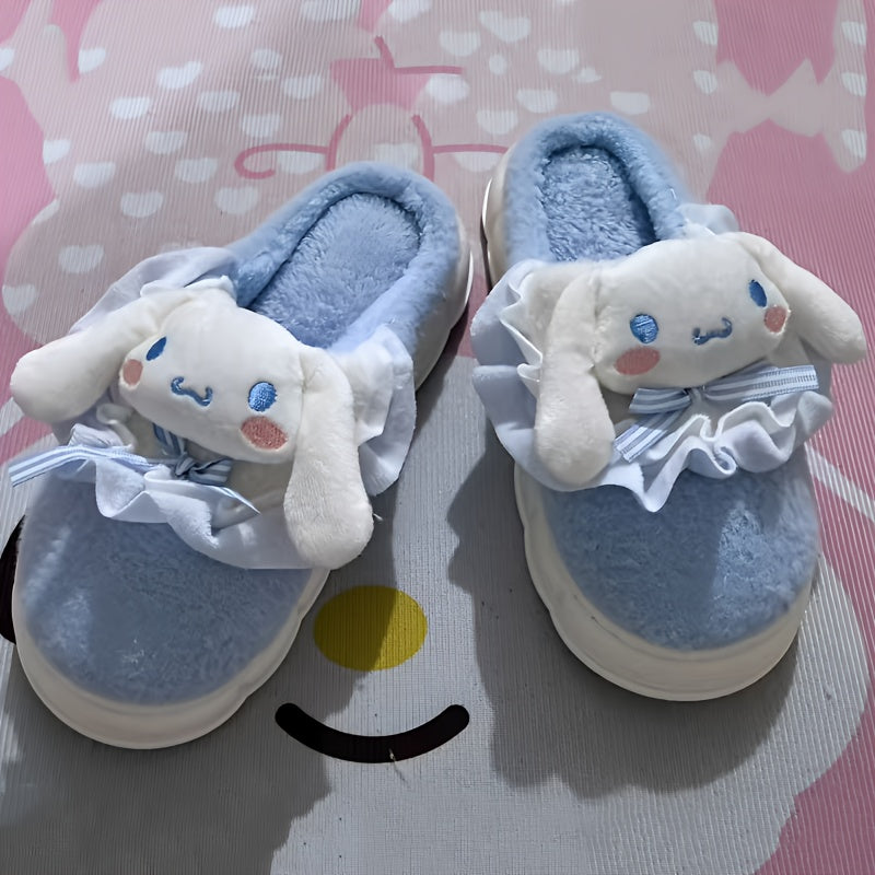 Women's Plush Cartoon Indoor Slippers Warm Cozy Autumn Winter