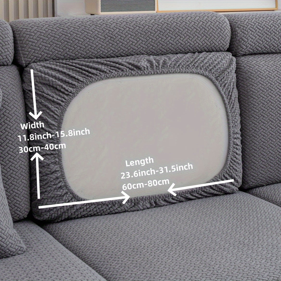 Checkered Polar Fleece Sofa Cover Universal Fit Machine Washable Multi-Purpose