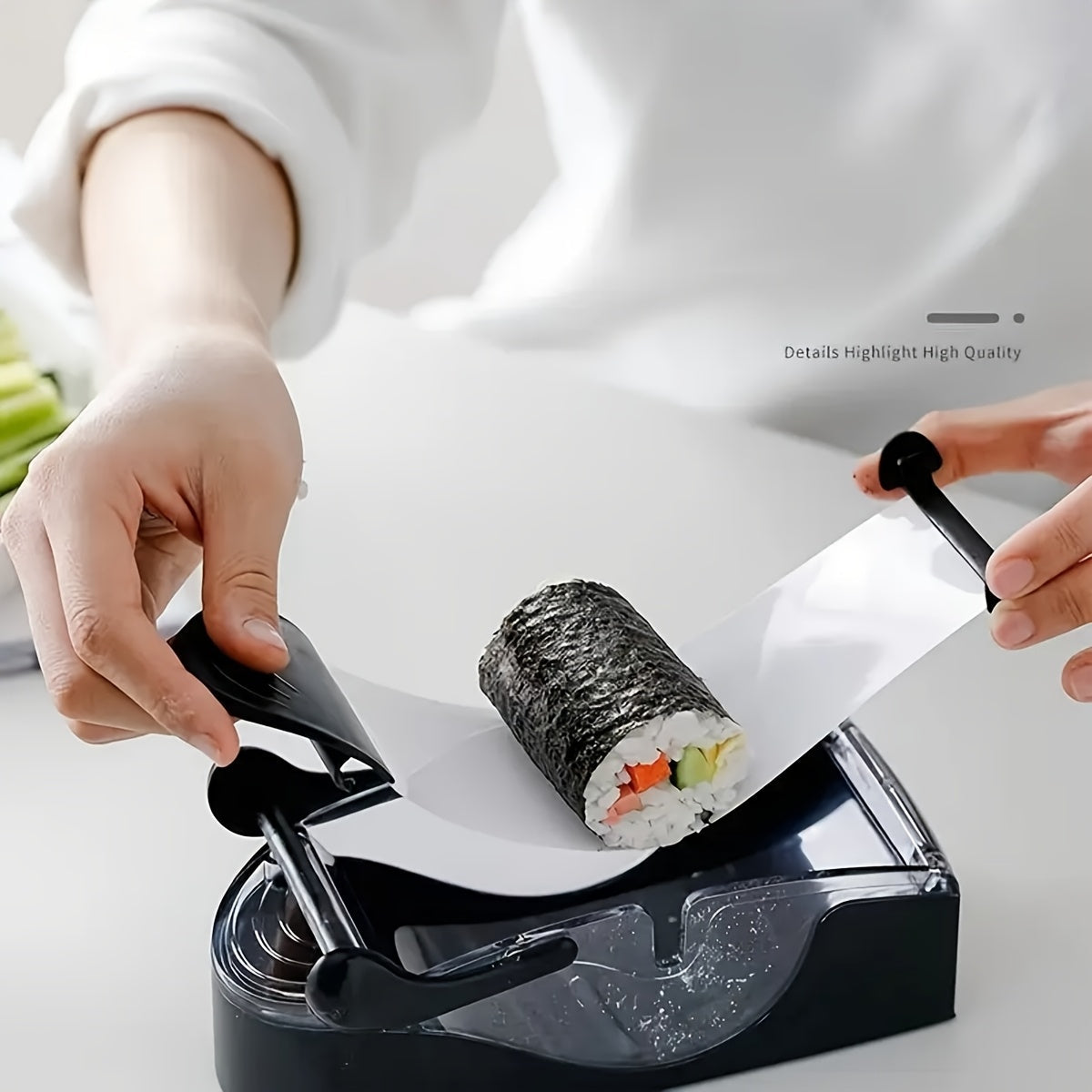 Sushi Maker Kit 1-Piece for Home and Picnic, Easy to Use, Creative Sushi Rolls