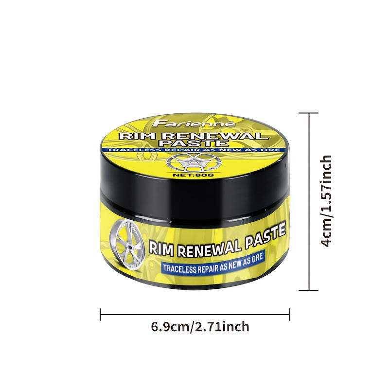 Universal Alloy Wheel Hub Repair Kit Scratch Remover Polish Cream