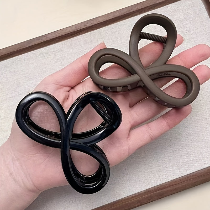 Women's Hair Claw Clip Matte Finish Hollow Updo Hair Accessory Medium