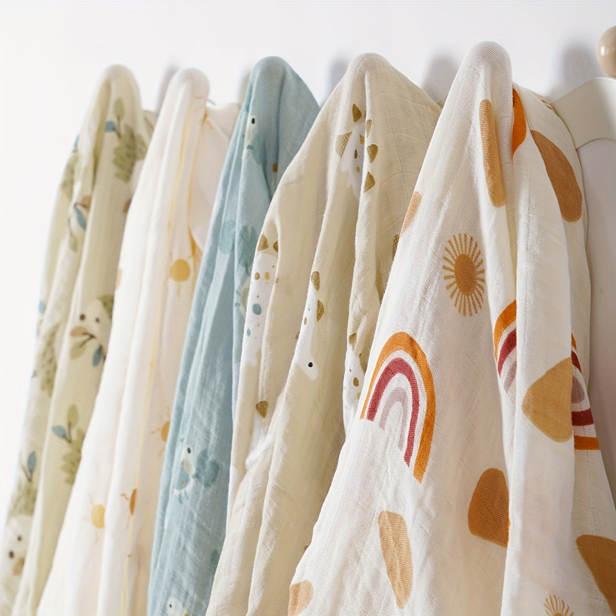 Muslin Baby Swaddle Blanket Cotton Gauze Soft and Gentle for Newborns