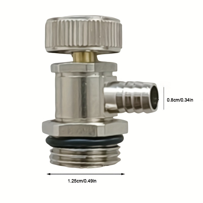 Rotating Copper-Plated Cap for Heating and Cooling Accessories, 4-Way Valve Parts