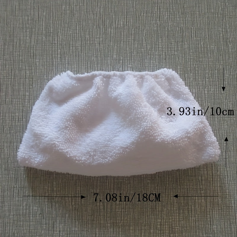 8 Reusable Microfiber Steam Mop Pads for Floor Cleaning White 8 Pieces