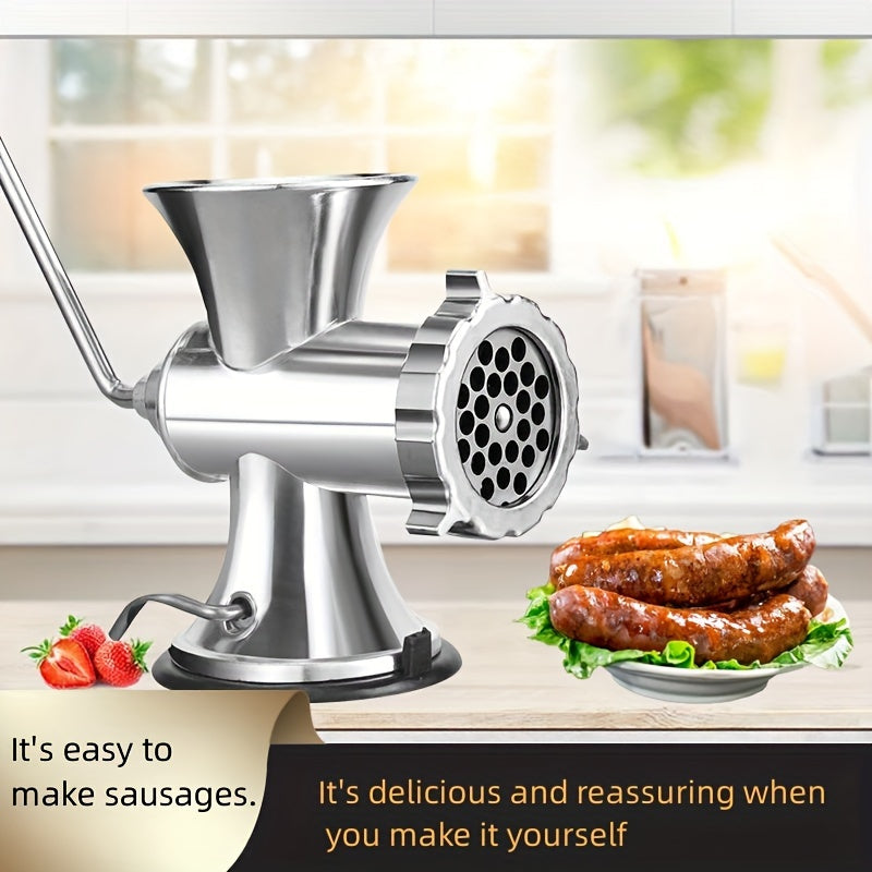 Household Meat Grinder Set with Manual Sausage Maker and Stuffing Machine