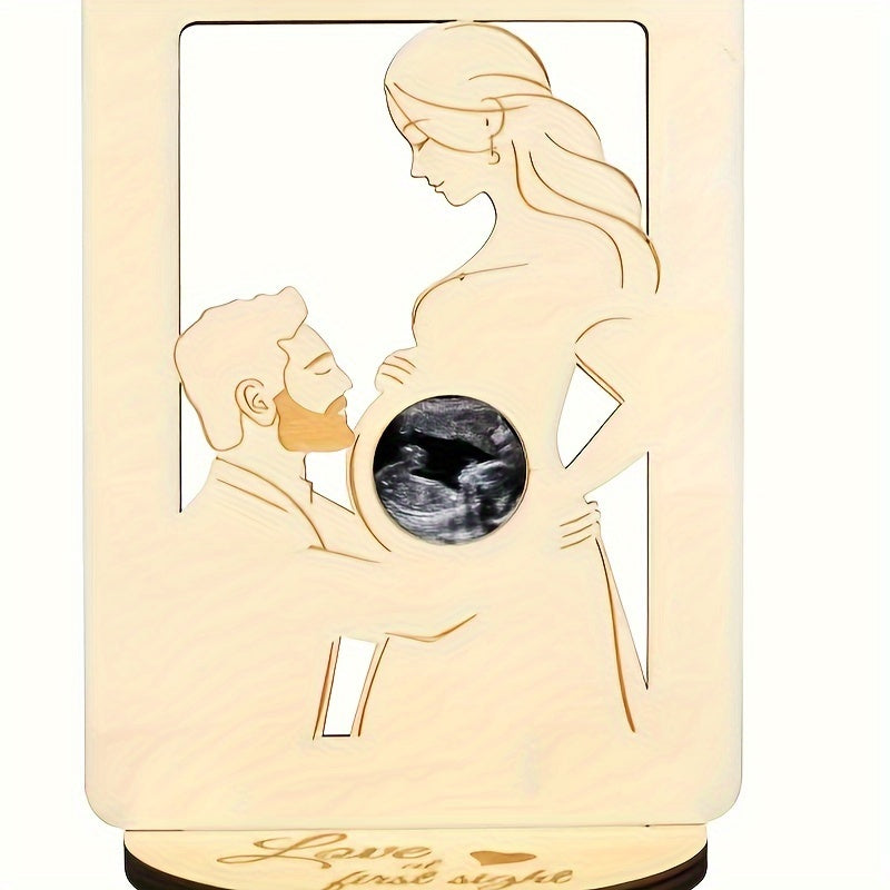 Ultrasound Photo Frame Decorative Sign for Baby Announcement 1 Piece
