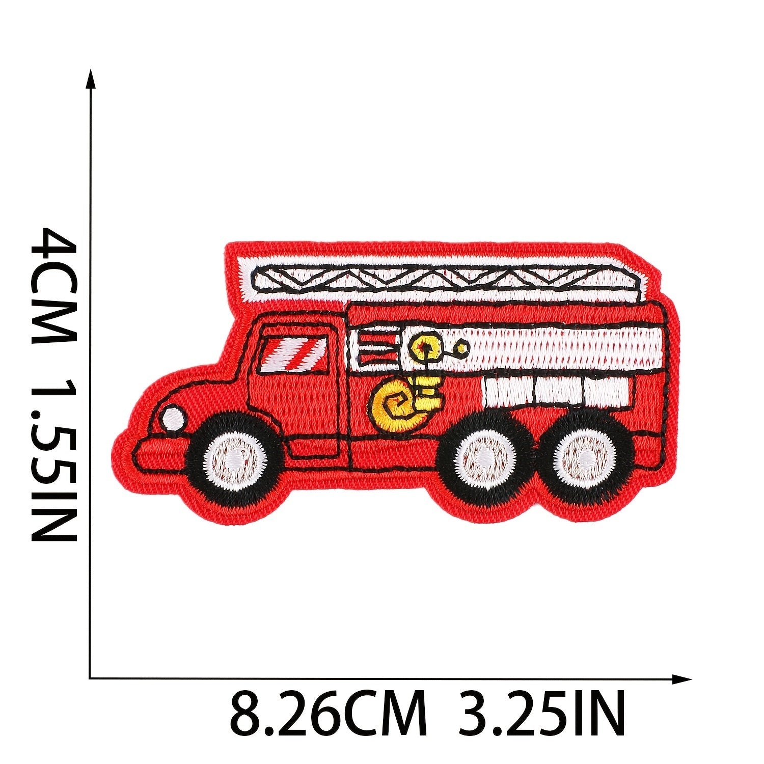 Embroidered Patches Set of 9 Vehicle Repair Patches for Clothing Jackets Jeans