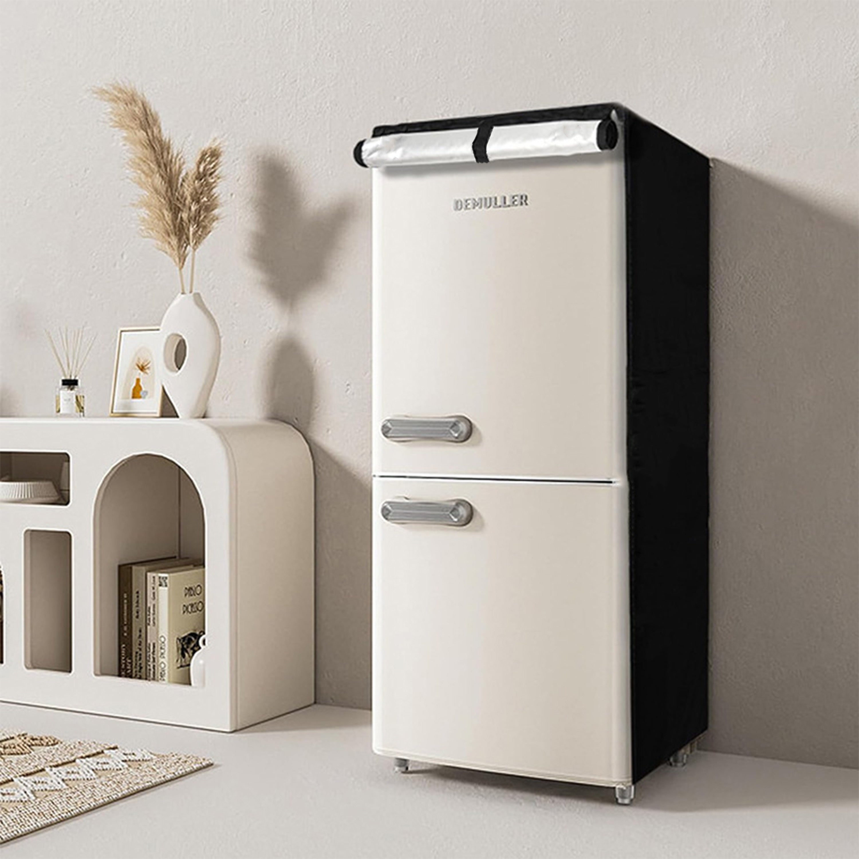 Cubierta reutilizable para frigoríficos para congeladores verticales a prueba de polvo y lluvia, gran almacenamiento en frío