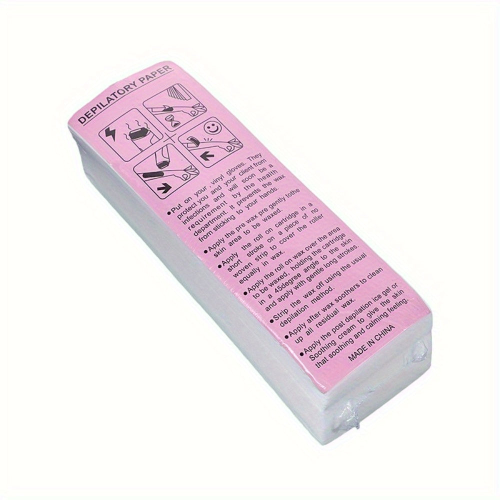Женские рулоны из нетканой восковой бумаги для депиляции полоски для тела ткань