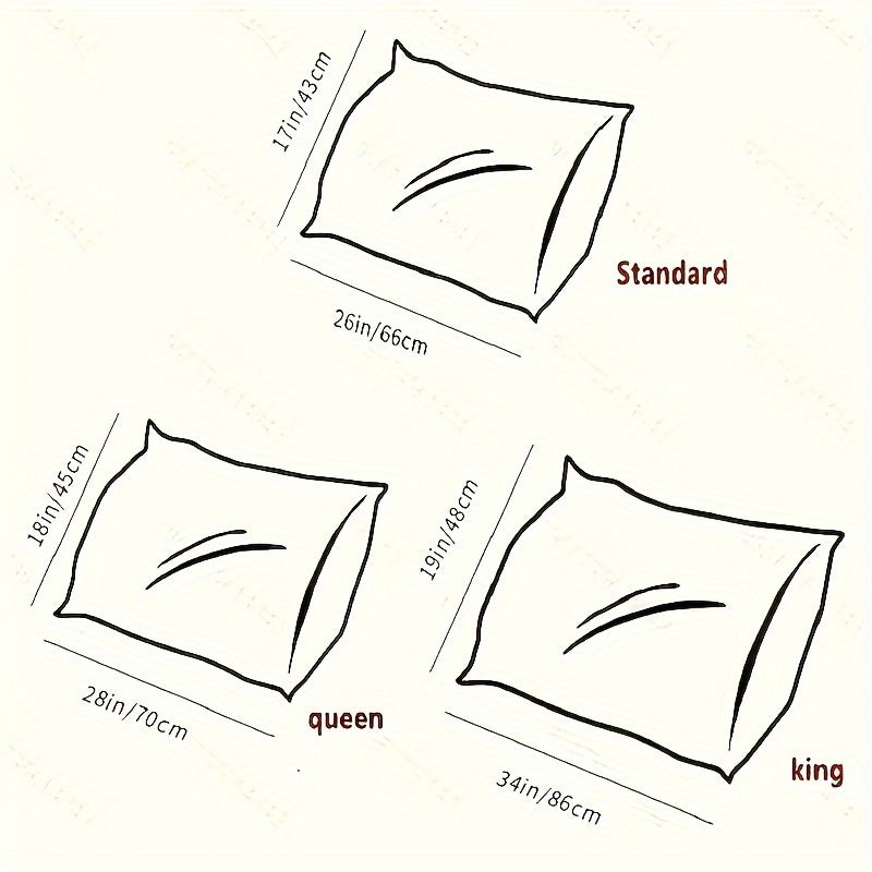 Juego de 2 almohadas de pluma de pan 3D para adultos para dormir en casa o en hoteles