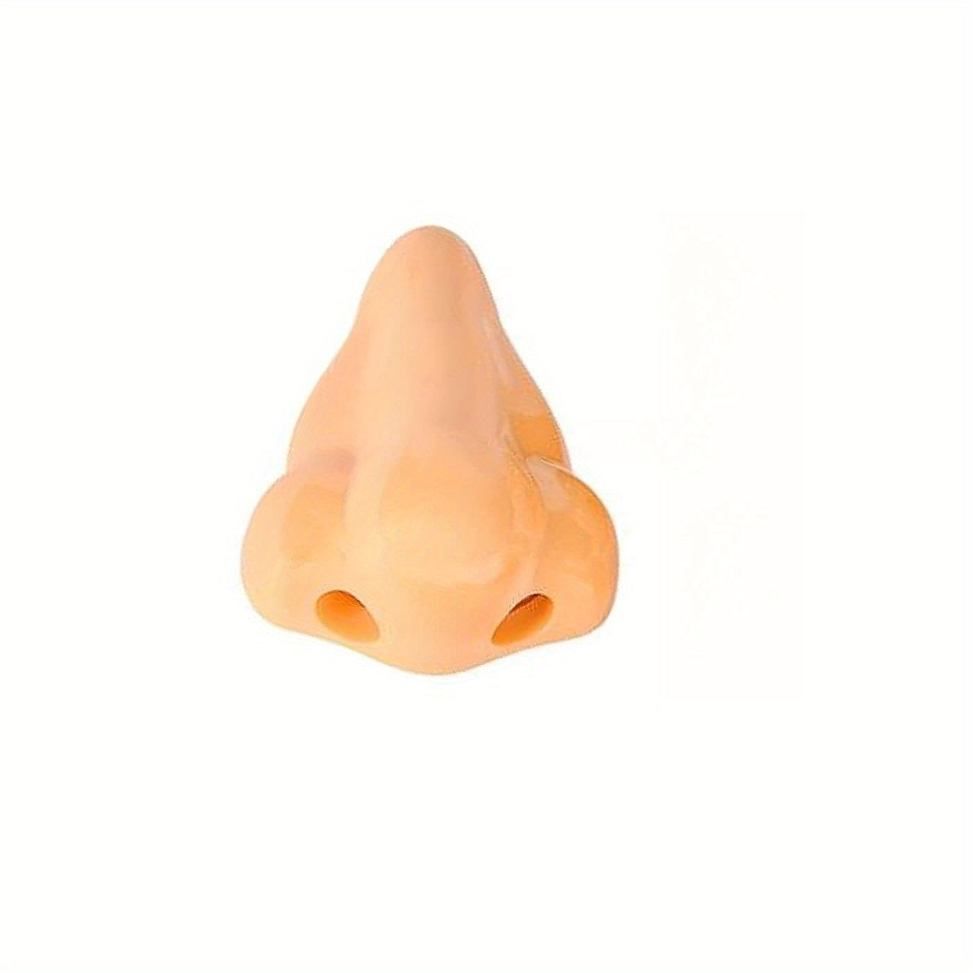 Nose-Shaped Pencil Sharpener for Kids Light Brown Plastic Quirky Fun