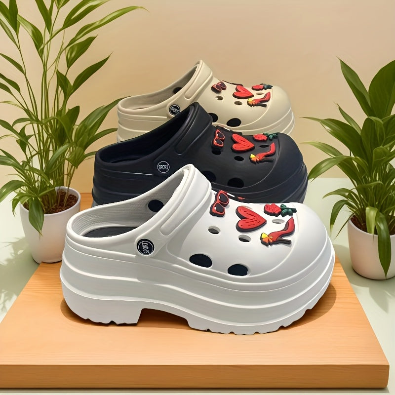 Women's Platform Sandals Cushioned EVA Soles Open-Toe Summer Shoes