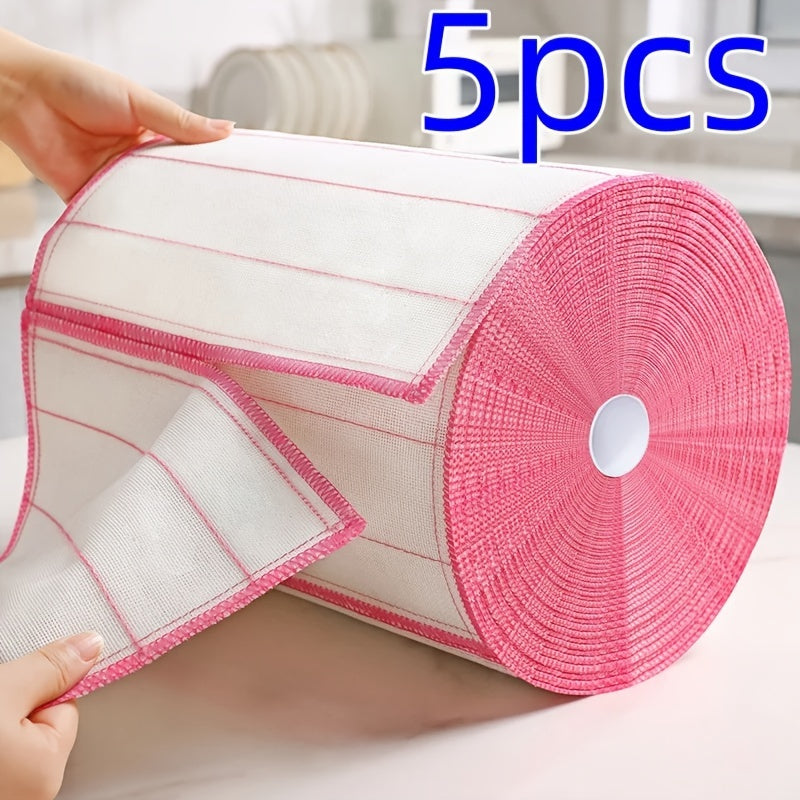 Thick Ultra-Absorbent Reusable Cloth Towels for Kitchen Bathroom Outdoor 2/5/10pcs