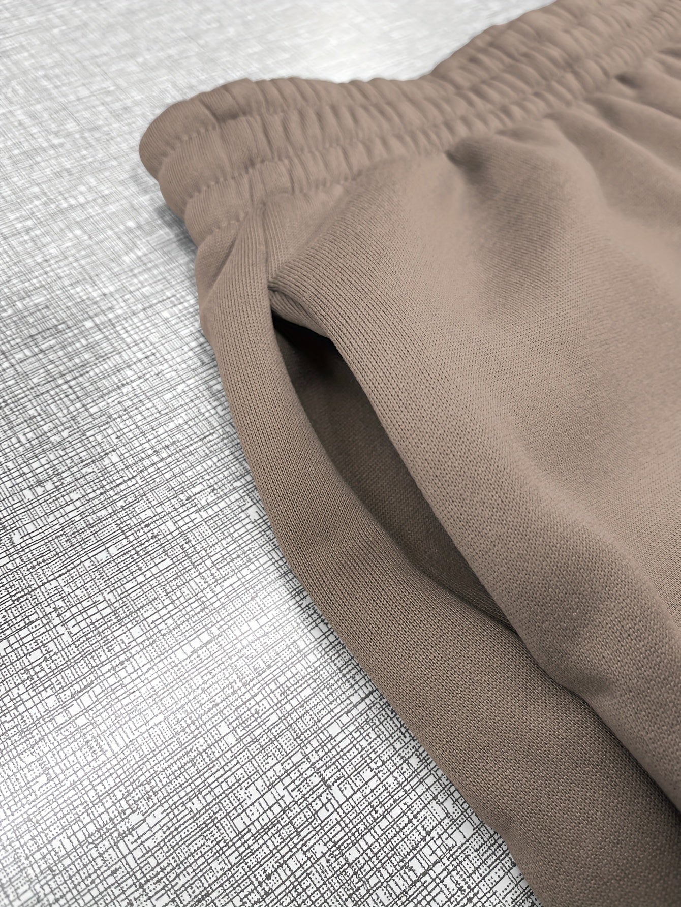 Plus Size Women Sportswear Set Polyester Embroidered Letter Casual Streetwear